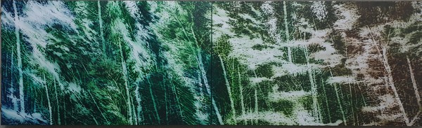 잊고 잊혀지고 지우고, oil on canvas, 97x324cm, 2020