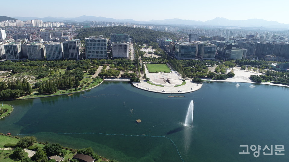 ▲ 고양시 일산호수공원.
