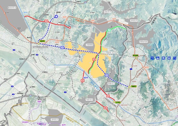 3기신도시 홈페이지에서 밝힌 고양창릉지구 교통대책. 1. 경전철 고양선 2. 백석~서울 문산고속도로 연결 3. 제2자유로 연결 4. 화랑로 확장 5. 수색로 지하차도 개설 6. 월드컵로 입체화 7. 중앙로~통일로 BRT 연계.