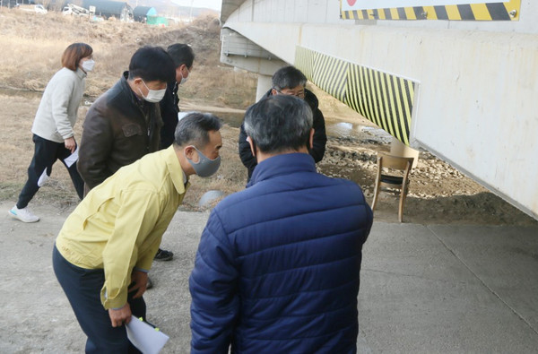 덕양구의 현장점검.