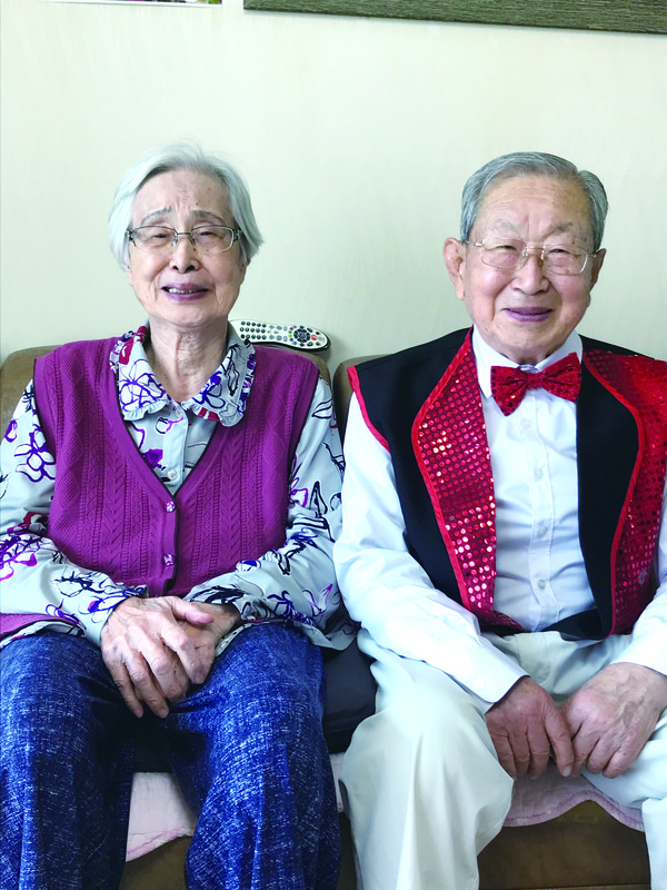 조용서 어르신이 세상에서 가장 자랑스럽게 생각하시는 아내 정민영(87세) 어르신.