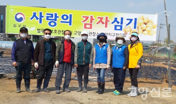 씨감자 심은 보호관찰소 고양지구협의회들