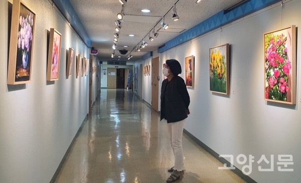 덕양구청 꿈갤러리 전시 모습.