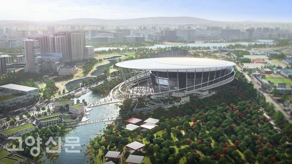 ▲ 고양시 일산에 조성될 CJ아레나 조감도. 