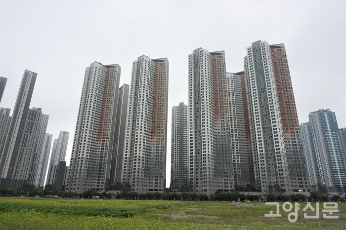헐값매각 의혹을 받고 있는 킨텍스 지원활성화 부지 중 하나인 C2부지(한화 꿈에그린). 추정 손실액만 896억원에 달한다. 