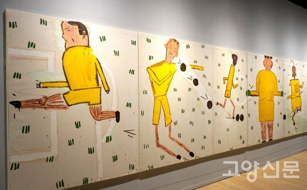 웨인 루니, 피터 크라우치, 티에리 앙리 등 세계적인 축구스타들의 특징을 유머러스하게 표현한 작품. 