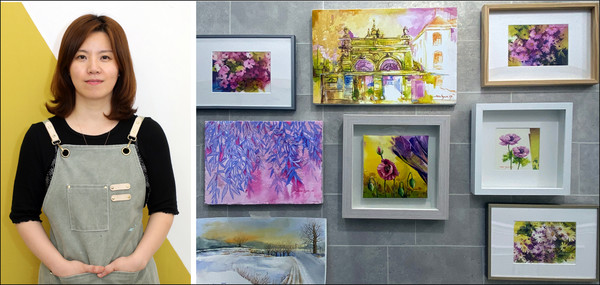 누구나 편안하게 감상할 수있는 전시회를 열 계획인 양서현 작가