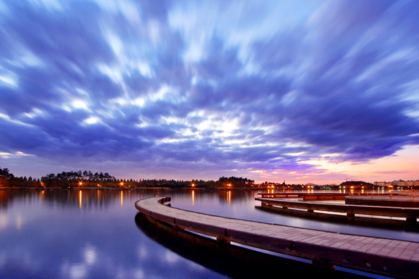 저녁 호수공원 풍경 [사진 = 고양시] 