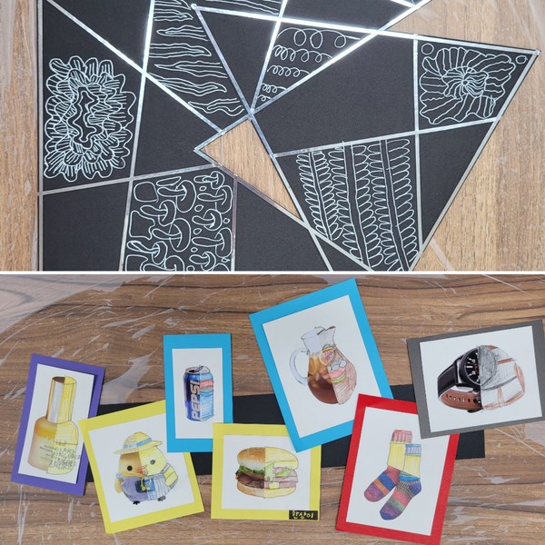 ▲ 올해 상반기에 진행된 고양시장애인종합복지관 ‘아르떼아카데미’를 통해 완성된 작품(미술, 사진, 도예).