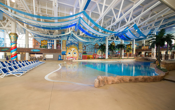 원마운트 워터파크 실내 전경.=원마운트제공