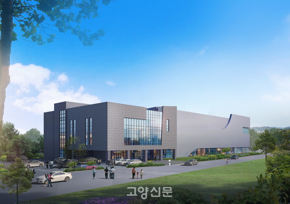 ▲ 내년 하반기 준공 예정인 덕양구 화전동의 드론앵커센터 조감도.