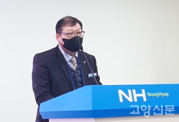 고양시민녹색건축교실을 주최한 고양지역건축사회 김영수 회장. 