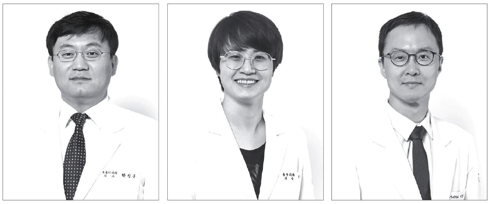 (사진 왼쪽부터) 국민건강보험 일산병원 한창훈 호흡기내과 교수, 배미경 흉부외과 교수, 박영민 가정의학과 교수 사진제공 = 국민건강보험 일산병원]