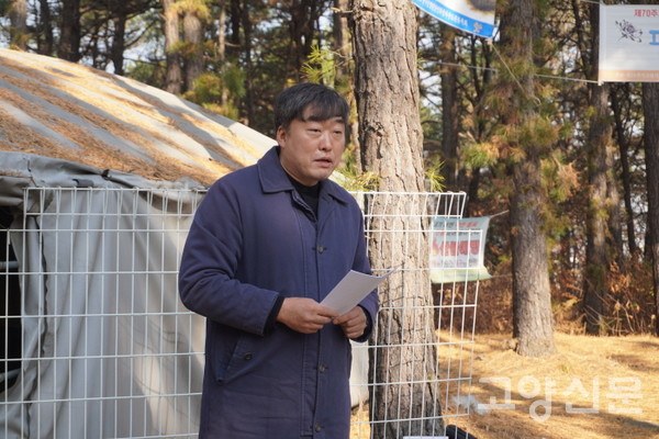 '분단과 예수'라는 제목으로 설교를 전한 유형석 나들목일산교회 담임목사