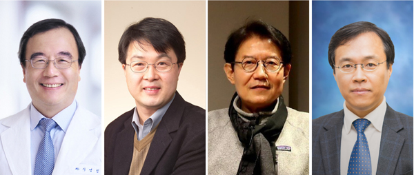 (왼쪽부터) 이경민 서울대 의대 교수, 홍성욱 서울대 과학학과 교수, 우희종 서울대 수의학과 교수, 전철 한신대 신학부 교수. [사진제공=사월의책]