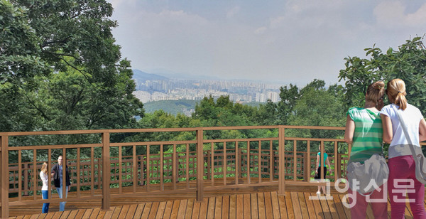 고봉산 전망대·보행데크 설치 예상도 [제공=고양시]