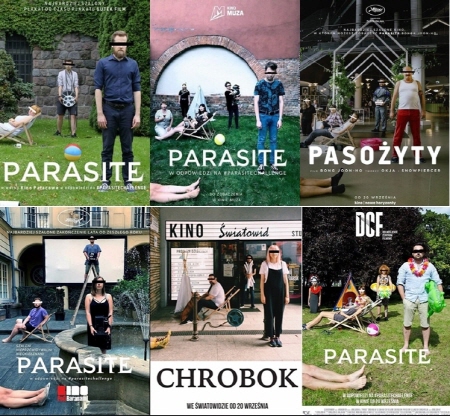 세계적 신드롬을 일으킨 영화 의 포스터를 세계 각국의 팬들이 패러디한 작품들.