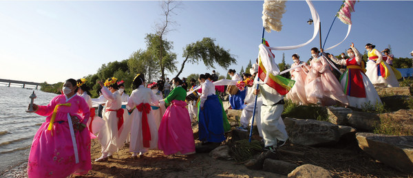 지난해 열린 고양행주나루 강풍어제.