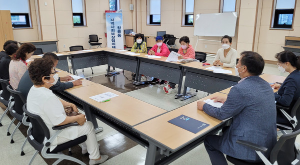 창릉동이 독거어르신 복지 관련 특화사업 진행상황과 향후 방향성에 대해 심도있는 논의를 했다.