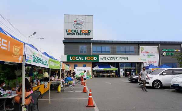 일산농협 로컬푸즈직매장 장항점에서 열린 일산열무 페스티벌.