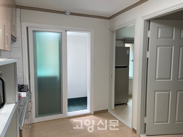 ▲고양시가 마련한 수해피해 임시거처인 ‘희망더하기주택’.