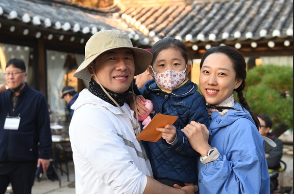 30km 완주자 중 최연소자(5세)인 김가빈양