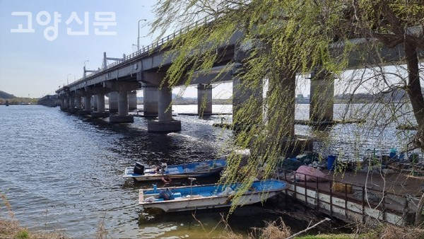 행주대교 아래 한강 봄 풍경 [사진제공=한기식]