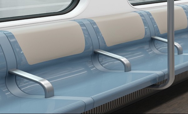 GTX-A 노선에 투입될 열차 차량의 그래픽 사진. 
