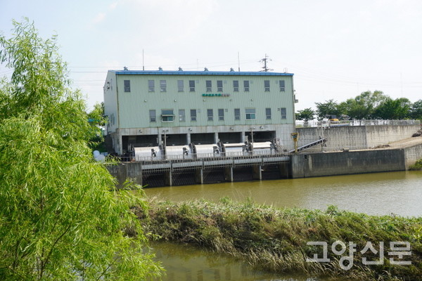 기존 강매배수펌프장 모습. 