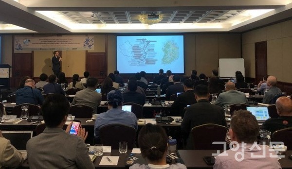 총회장 기조연설. [사진제공=한동욱]