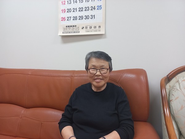 8개월째 무료배식봉사를 이어온 박수명 봉사자.