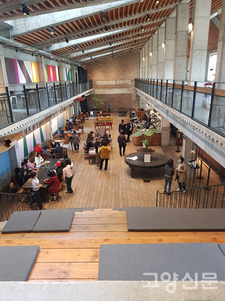 강릉의 유명 커피공장 방문 