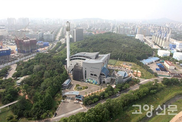 시가 2030년 사용종료를 예고한 백석동 쓰레기소각장 모습