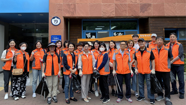 백석2동 통장협의회가 깨끗하고 살기 좋은 마을환경 조성을 위해 ‘클린데이’를 진행했다. 
