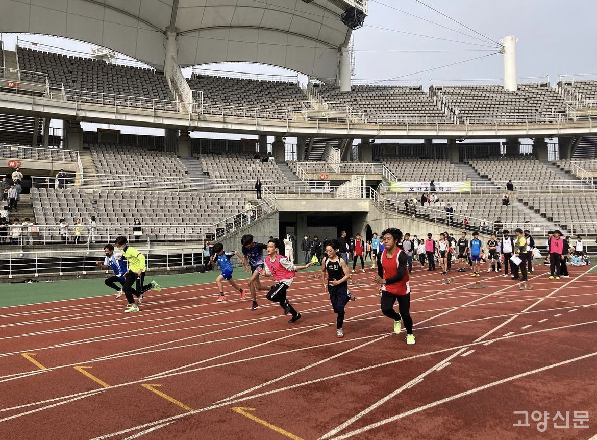 관내 19개 초등학교에서 240명이 참가한 2022고양육상드림페스티벌