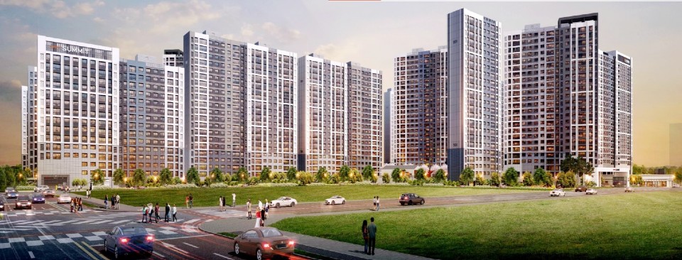 호반산업의 호반써밋 이스트파크 조감도.