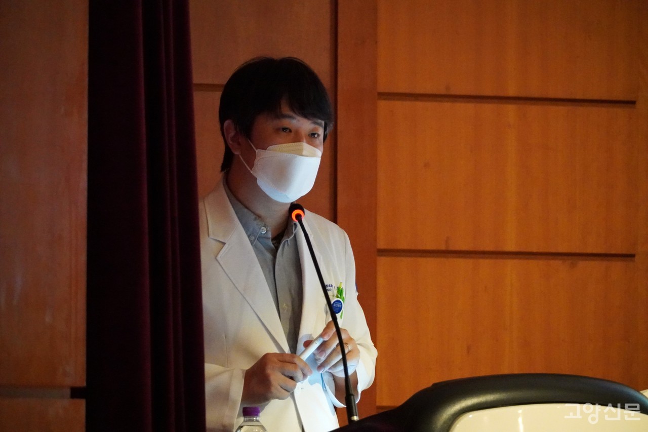 정우용 교수는 감염병 질환을 예방하기 위해서는 손 위생이 중요하다고 강조했다.