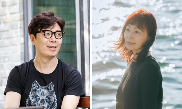 '2023 대한민국 독서대전'에서 독자들과 만나는 김영하, 은희경 소설가. [사진제공=고양시도서관센터]