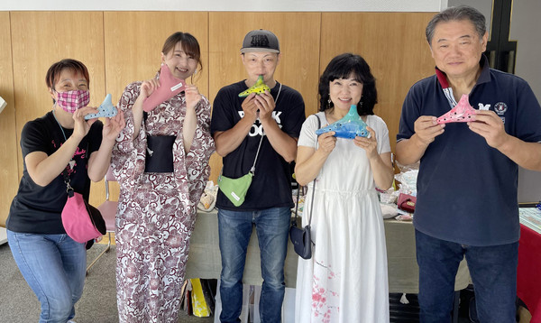 2023년 8월 도쿄 오카리나 페스티벌 에서 일본 연주자와 일본 오카리나 제작자와 함께.