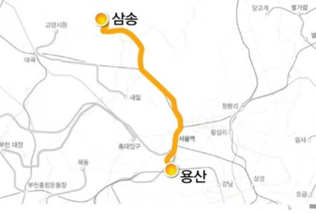 서울시가 10년 동안 추진했던 신분당선 서북부 연장(서울 용산~고양 삼송) 사업이 경제성 부족 등의 이유로 무산됐다. 