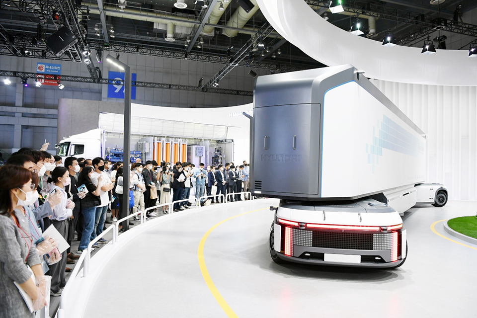 'H2 MEET 2021' 현장 모습 [사진 = 킨텍스]