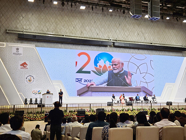 모디 모디 총리가 참석한 가운데 17일 열린 IICC 개장식 [사진 = KINTEX]