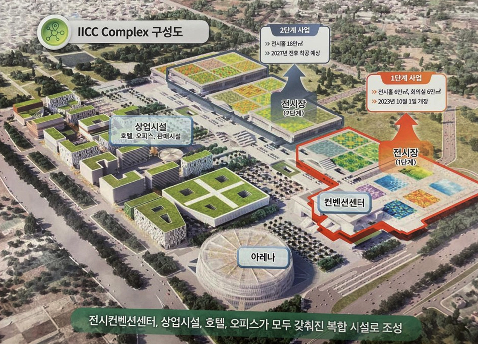 인도국제전시컨벤션센터(IICC) 구성도 [이미지 = 경기도]