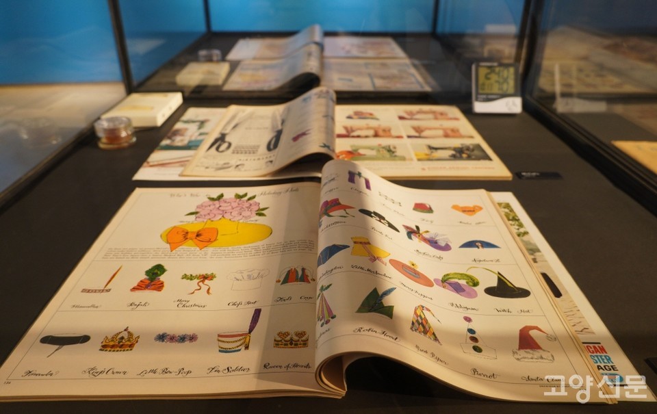 앤디 워홀이 그린 잡지 일러스트 작품.