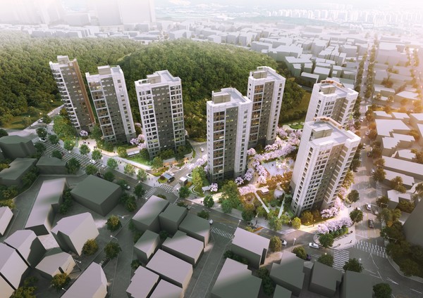 고양동1-2구역 주택재개발정비사업 조감도.[사진제공=고양시]