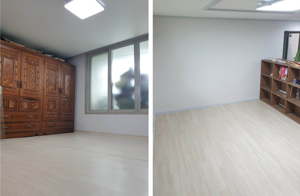 주거환경개선사업 후의 장애인가정 내부 모습.