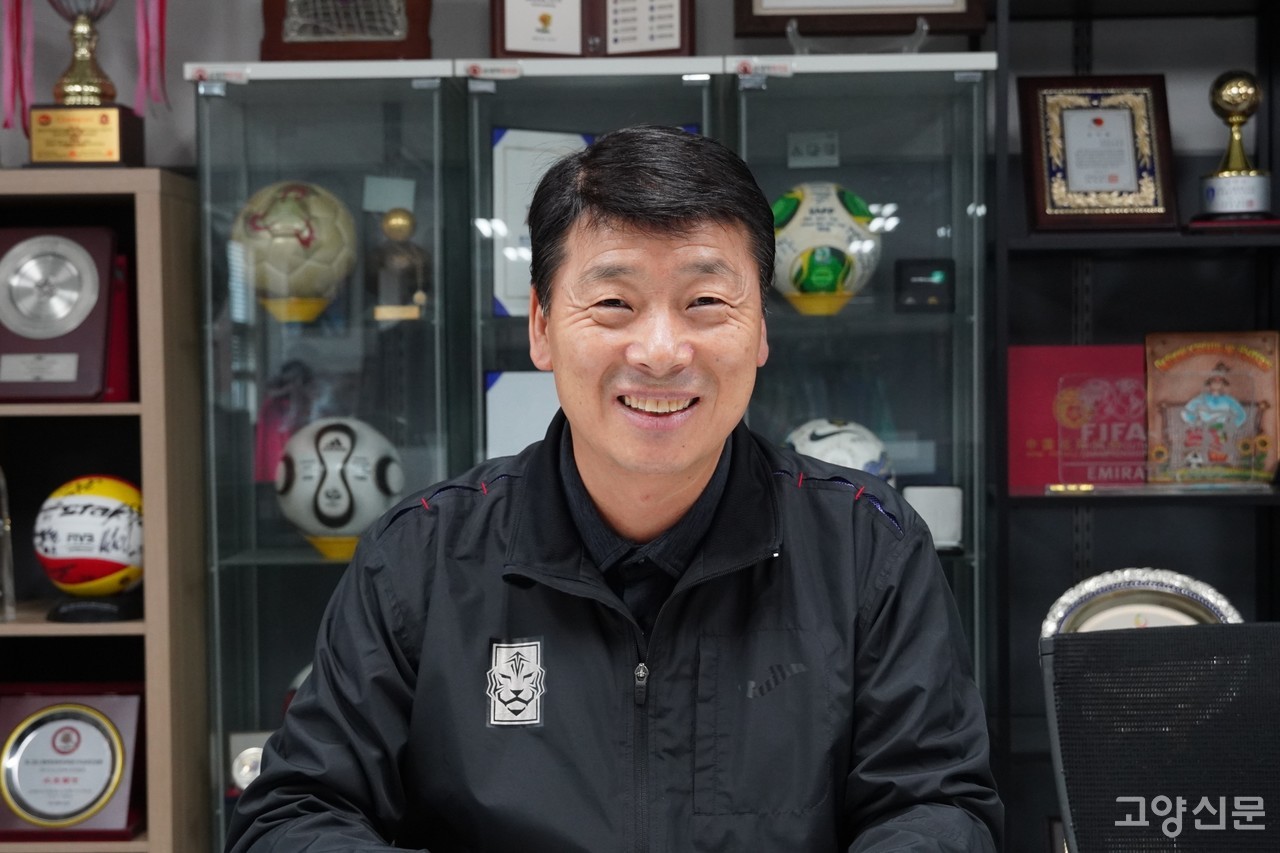 권종철 고양시축구협회장은 "꿈나무 육성을 위해 프로팀이 창단되길" 희망했다.