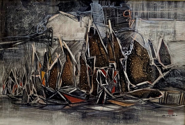 강종래 작 '잃어버린 항구'. 