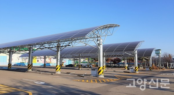 사진은 대화동 고양농수산물유통센터 주차장. 해당 자료 사진은 기사 내용과 무관.