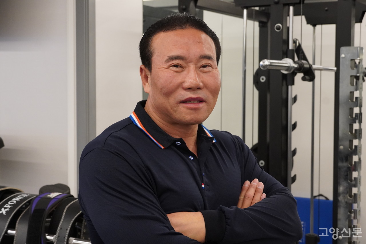 김동기 고양시보디빌딩협회장.
